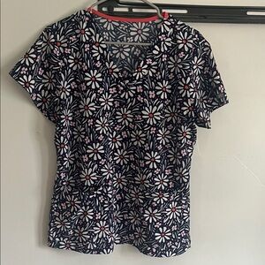 Floral Scrub Top